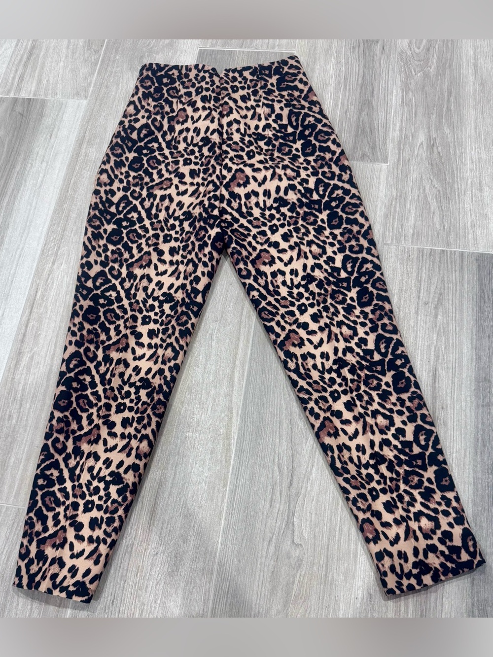 ZARA Leopard Print Skirt - Black & Tan